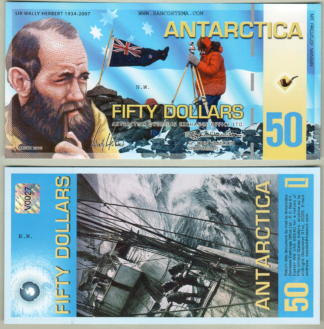 Antarctica 50 dollars 01.03.2010 polymer unc