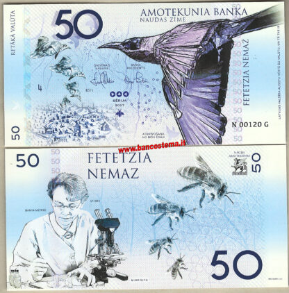 Amotekunia Banka 50 Valuta 2017 unc polymer