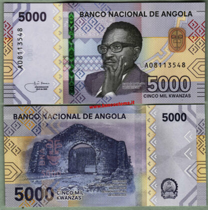 Angola PW162 5.000 Kwanzas aprile 2020 unc