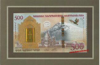 Armenia P60 500 Dram commemorativa 2017 unc + folder