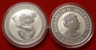 Moneta Australia 1 Dollar Koala oncia 2020 unc