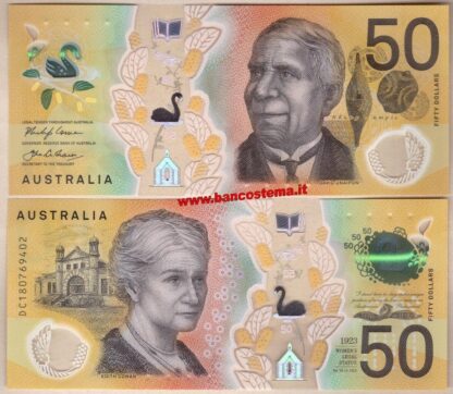 Australia PW65 50 Dollars 2018 unc polymer