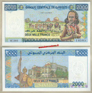 Djibouti P43 2.000 Francs nd (2005) unc