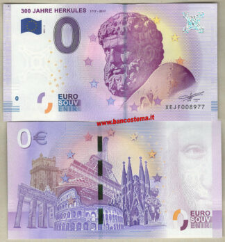 Euro 0 touristiqué 300 JAHRE HERKULES 1717-2017 (Germany) 2017- 2 unc