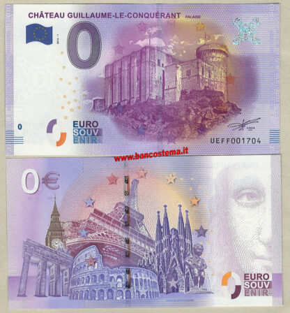 Euro 0 turistique CHÂTEAU GUILLAUME-LE-CONQUERANT - FALAISE (France) 2016-1 unc