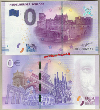 Euro 0 touristiqué HEIDELBERGER SCHLOSS (Germany) 2017-1 unc