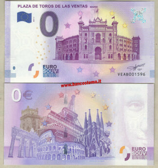 Euro 0 touristiqué PLAZA DE TOROS DE LAS VENTAS MADRID (Spain) 2017-1 unc