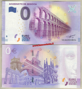 Euro 0 touristiqué ACUEDUCTO DE SEGOVIA (Spain) 2017-1 unc