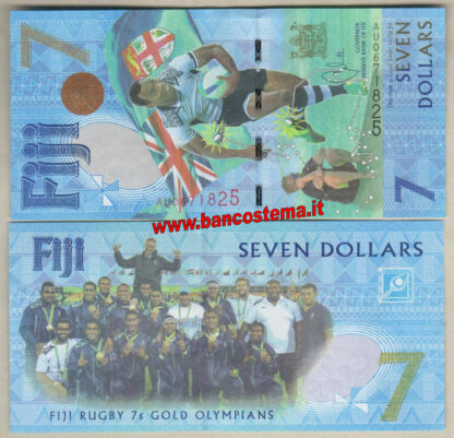 Fiji P120 7 Dollars commemorative 2017 unc polymer