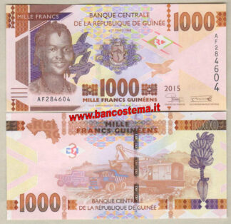 Guinea P48a 1.000 Francs 2015 unc