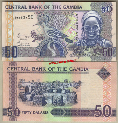 Gambia P28a 50 Dalasis (2006) unc