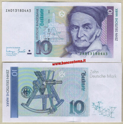 Germany Federal Republic P38c 10 Deutsche Mark 01.10.1993 replacement unc-