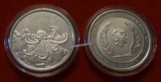 Grenada 2 dollars OCTOPUS 2020 oncia UNC