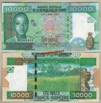 Guinea P42b 10.000 Francs 2008 unc