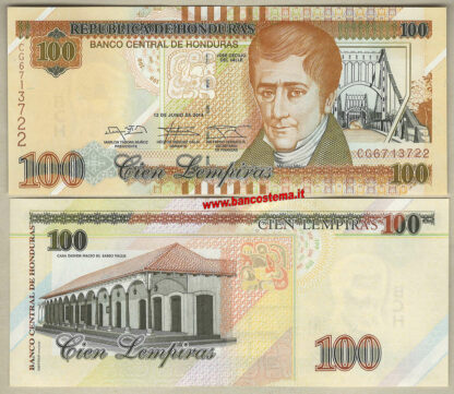 Honduras 100 Lempiras 12.06.2014 (2017) unc