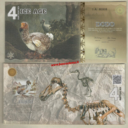 Ice Age 4 Ice Dollars 2015 (2016) paper unc