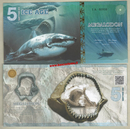 Ice Age 5 Ice Dollars 2015 (2016) paper unc