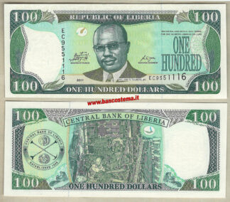 Liberia P30f 100 dollars 2011 unc