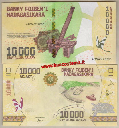 Madagascar 10.000 Ariary 2017 unc