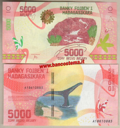 Madagascar 5.000 Ariary 2017 unc