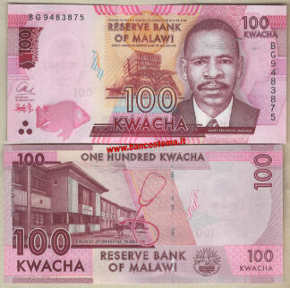 Malawi P65c100 Kwacha 01.01.2017 unc