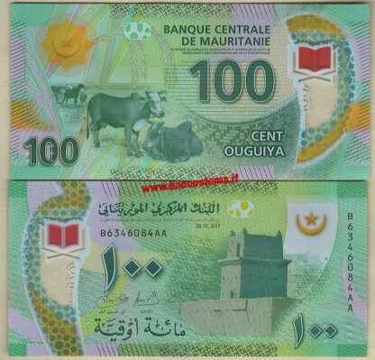 MAURITANIA P23 100 Ouguiya 28.11. 2017 (2018) unc polymer