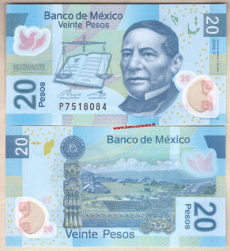 Mexico P122y 20 Pesos 12.07.2016 unc polymer