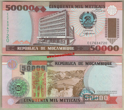 Mozambique P138 50.000 Meticais 16.06.1993 unc