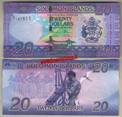 Solomon Islands P34( (1) 20 Dollars (2017) unc