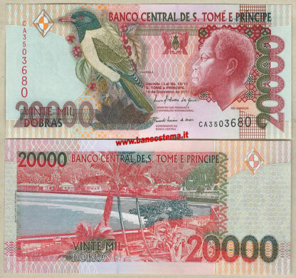 Sao Tomè & Prince P67d 20.000 Dobras 10.12.2010 unc