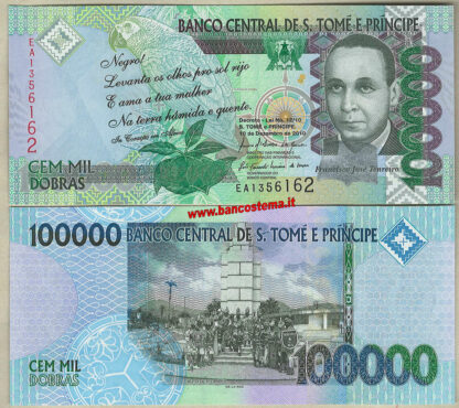 San Tome e Prince P69b 100.000 Dobras 10.12.2010 unc