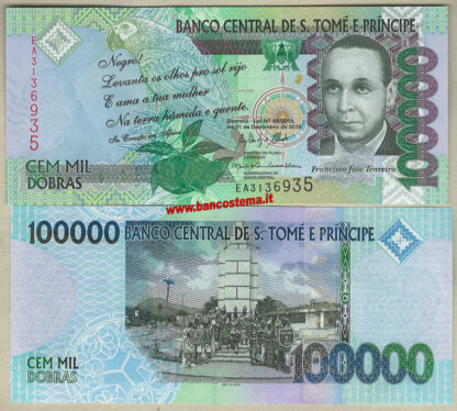 San Tome e Prince P69c 100.000 Dobras 31.12.2013 unc