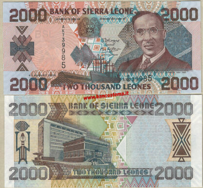 Sierra Leone P26c 2.000 Leones 04.08.2006 unc