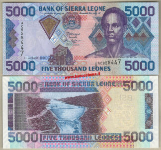 Sierra Leone P27c 5.000 Leones 04.08.2006 unc