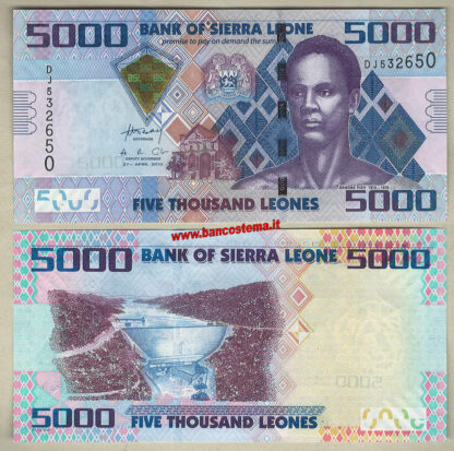 Sierra Leone P32 5.000 Leones 27.04.2010 unc