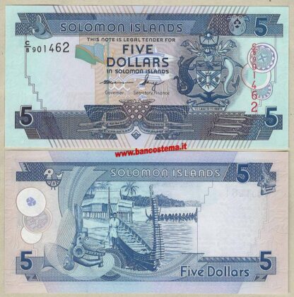 Solomon Islands 5 Dollars (2012) unc