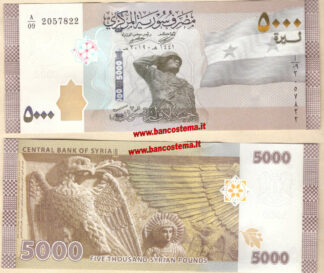 Syria PW118 5.000 Pounds 2019 unc