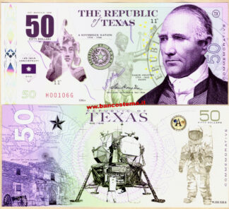 Texas 50 dollars Polymer unc