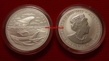 Australia 1 Dollar Humpback Whale oncia 2023 unc