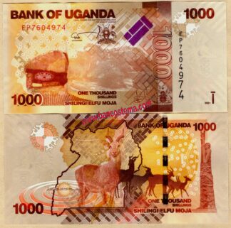 Banconota Uganda P49 1.000 Shillings 2021 unc