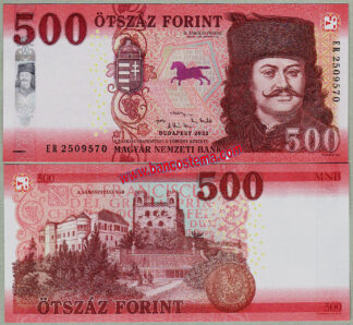 Hungary PW202 500 Forint 2022 (2023) unc