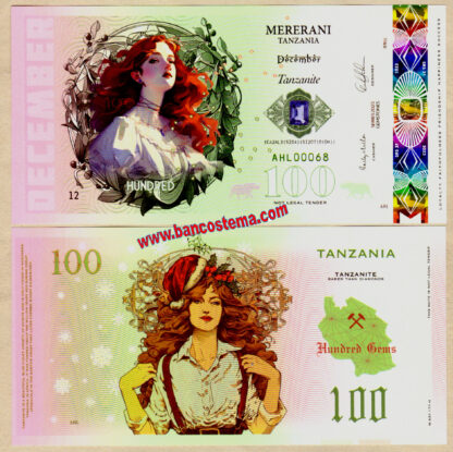 Mererani 100 Gemas Polymer 2023 unc