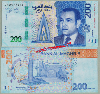 Morocco PW82 200 Dirhams 2023 unc