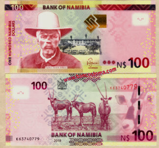Namibia P14 100 Dollars nd 2018 unc