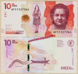 Colombia P460 10.000 Pesos  24.07.2018 (2019) unc
