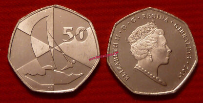 Gibraltar km1655 50 Pence commemorativa 2019 Island Games 2019 unc