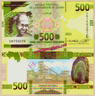 Guinea PW52b 500 Francs 2022 (2024) unc