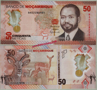 Mozambique PW156 50 Meticais 16.06.2024 polymer unc