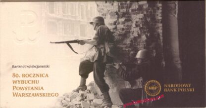 Poland PW198 20 Zloty commemorative 80th Anniversary of Warsaw Uprising (1944-2024) unc folder