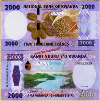 Rwanda PW44 2.000 Francs 28.06.2024 unc